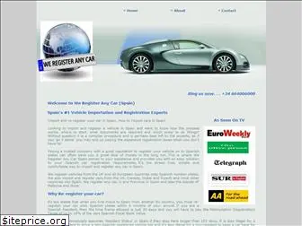 weregisteranycar.com