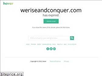 weriseandconquer.com