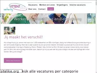 werkenbijattentzorgenbehandeling.nl