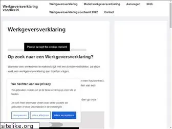 werkgeversverklaringvoorbeeld.nl