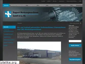 werkzeugmaschinen-ruppert.de