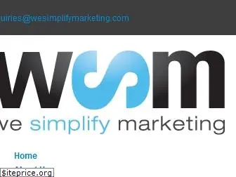 wesimplifymarketing.com