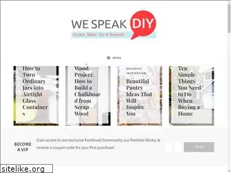 wespeakdiy.com