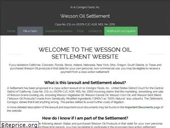 wessonoilsettlement.com