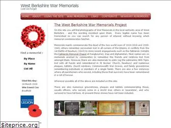 westberkshirewarmemorials.org.uk