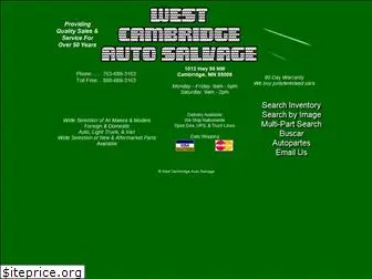 westcambridgeautosalvage.com