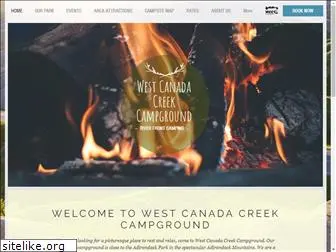 westcanadacreekcampsites.com