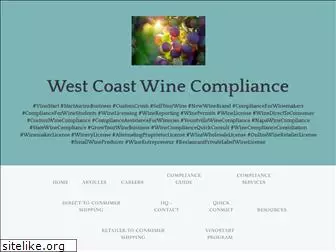 westcoastwinecompliance.com