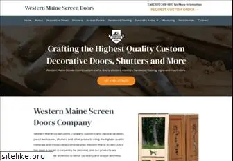 westernmainescreendoors.com