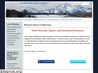 westernsnowconference.org