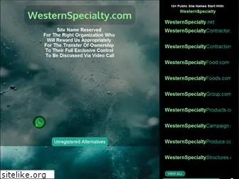 westernspecialty.com