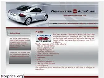 westminsterautoclinic.com