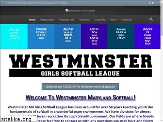 westminstersoftball.com