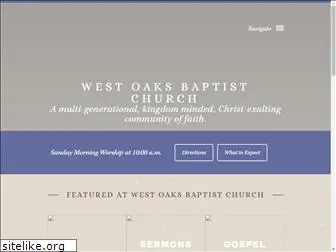 westoaksbaptist.org