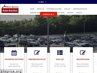 westquincyautoauction.com