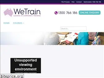 wetrain.com.au