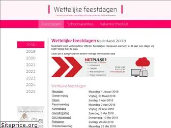 wettelijke-feestdagen.nl