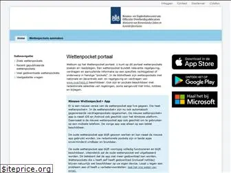 wettenpocket.overheid.nl