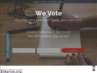 wevoteusa.org