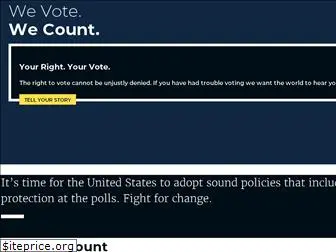 wevotewecount.org