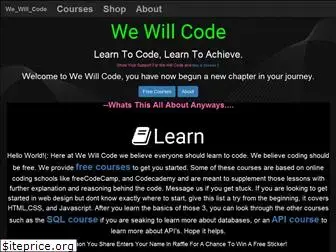 wewillcode.com