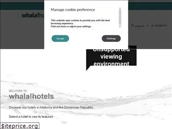 whalahotels.com