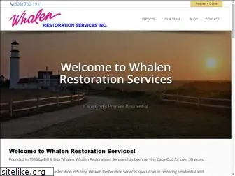 whalenrestorations.com