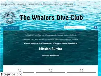 whalersdiveclub.com