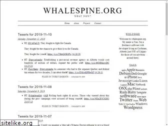 whalespine.org