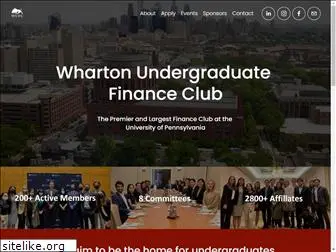 whartonfinanceclub.com