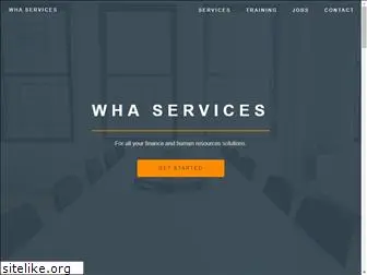 whaservices.com