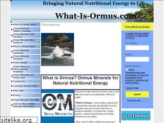 what-is-ormus.com