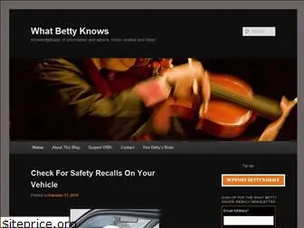 whatbettyknows.com