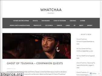 whatchaa.com