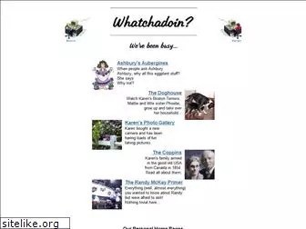 whatchadoin.com