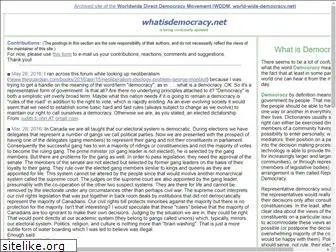 whatisdemocracy.net