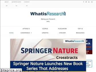 whatisresearch.com