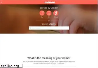 whatisthemeaningofname.com