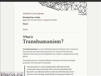 whatistranshumanism.org