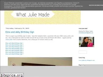 whatjuliemade.blogspot.com