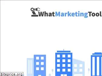 whatmarketingtool.com