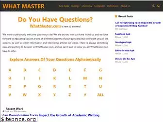 whatmaster.com