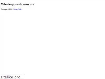 whatsapp-web.com.mx