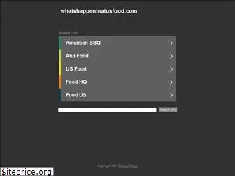 whatshappeninatusfood.com