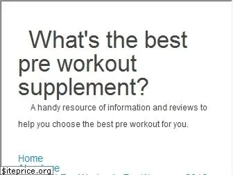 whatsthebestpreworkout.com