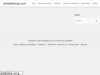whatsthecap.com thumbnail