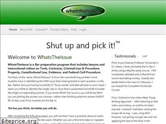 whatstheissue.org