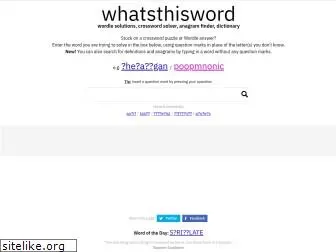 whatsthisword.com