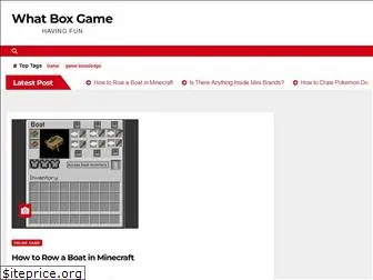 whattheboxgame.com