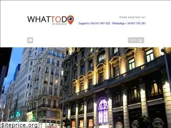 whattodoinmadrid.com